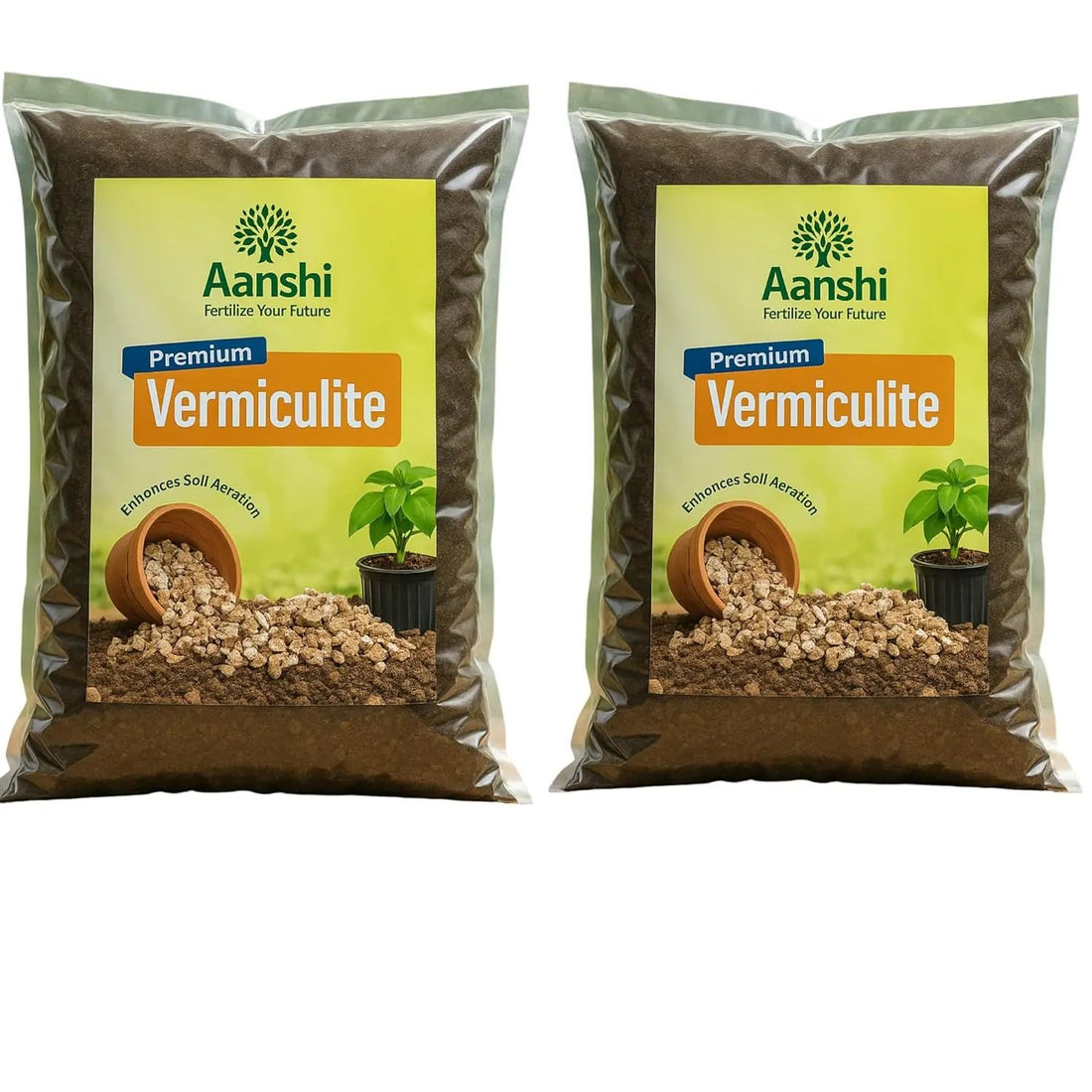 Aanshi Premium Horticultural Vermiculite – Lightweight Soil Additive for Aeration & Moisture Retention (100% Natural & Organic)